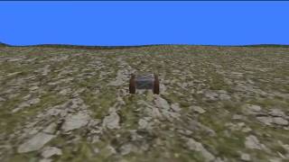ODE (open dynamics engine) simple vehicle demo