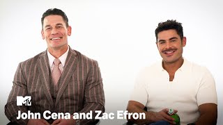 Zac Efron & John Cena on Biggest Lies They’ve Told, Alter Egos, and “Ricky Stani