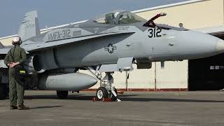 VMFA-312 F/A-18 Hornets Flight Ops.