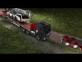 🚚 euro truck simulator 2 211 route de la mort en multijoueur en convoi exceptionnel super long