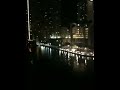 miami river at night captured from the riverwalk metromover station... test test test test test