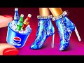 12 Jewelry Barbie DIYs: Space Boots, Shiny Headphones, Earrings, Hairpins and more