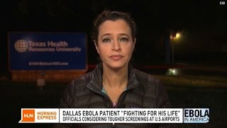 Ebola reporter 'horrified' by airport screening