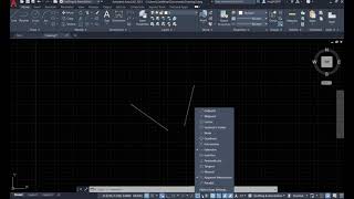 AutoCAD 2021 Tutorial: Dynamic Input and Object Snap: (XIII) Apparent Intersection