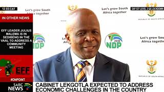 Cabinet Lekgotla expected to address economic challenges in the country: Mondli Gungubele