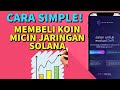 Cara Beli Koin Micin di Jaringan #Solana @PoinCrypto