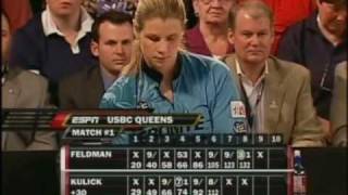 2010 USBC Queens: Match 1: Michelle Feldman vs Kelly Kulick part 2