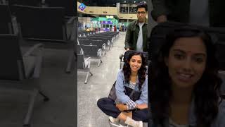 పాపం అడివి శేష్😂 Adivi Sesh and Meenakshi Chaudhary Funny Video at Airport | HIT 2 | Filmylooks