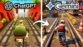 ChatGPT vs Gemini vs Claude Make Subway Surfers From Scratch
