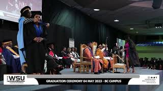 Walter Sisulu University Graduation 04 May 2023