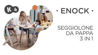 Seggiolone da pappa ENOCK 3 in 1di Kinderkraft