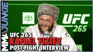 Rafael Fiziev had 15 minutes of 'love' with Bobby Green: 'Without condom' | UFC 265