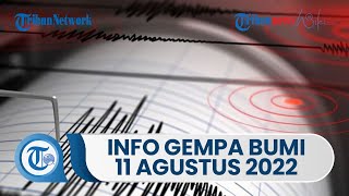 Info Terkini BMKG, Gempa Bumi Guncang Laut Pacitan Jawa Timur pada Kamis 11 Agustus 2022