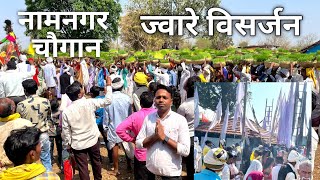 चौगान ज्वारे विसर्जन Ramnagar chogan ki madiya jaware Visrajan 2023 Durgesh Journey