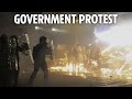 LIVE: Protesters clash with riot police in Georgia over pro-Putin government