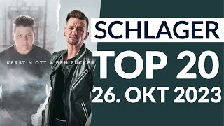 Schlager Charts Top 20 - 26. Oktober 2023