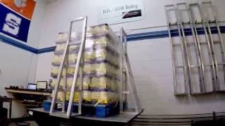 ISTA / ASTM Random Vibration Test of a Pallet of Grocery Products