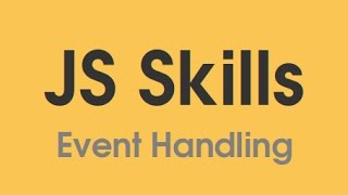 Event Handling Advanced 1-3: Event Delegation Concept & Implementation