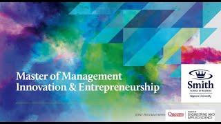 Master of Management Innovation & Entrepreneurship Information Session | Oct. 18, 2023