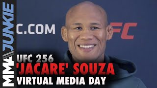 'Jacare' Souza not worried about being cut with loss | UFC 256 full interview