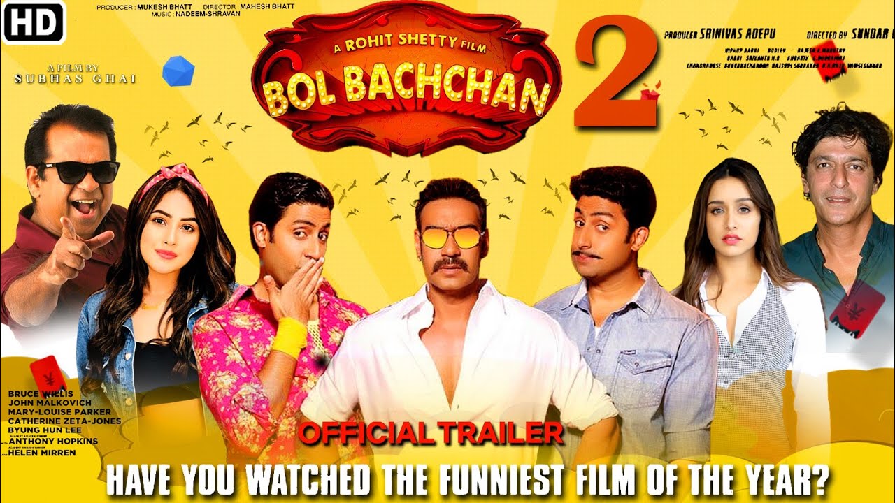 Bol Bachchan Movie 2 Ajay Devgan, Abhishek Bachchan, Shraddha Kapoor ...