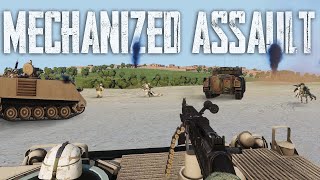 REALISTIC 100 PLAYER MECHANIZED ASSAULT - Arma 3 Liberation