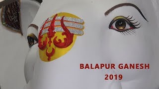 Balapur Ganesh 2019 | Balapur Ganesh Idol Making in Dhoolpet | Eyes and Ears Moving Ganesh