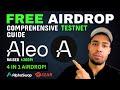 Aleo FREE AIRDROP | Comprehensive Testnet guide | 4 in 1 AIRDROP! (Aleo raised $300m)