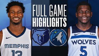 GRIZZLIES at TIMBERWOLVES | FULL GAME HIGHLIGHTS | January 18, 2024