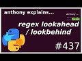 regex lookahead / lookbehind (intermediate) anthony explains #437