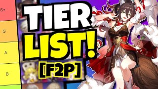 HONKAI: Star Rail - F2P TIER LIST!!!