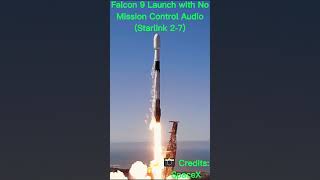 Falcon 9 by SpaceX launches Starlink 2-7 (4K) #shorts #viral