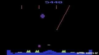 Missile Command ( Atari 2600 ) ( 1980 ) Gameplay