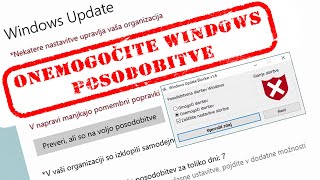 Kako onemogočiti Windows posodobitve s Windows Update Blocker [12.06.2021] [Slovenski]