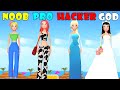 NOOB vs PRO vs HACKER vs GOD - Makeover Run All levels