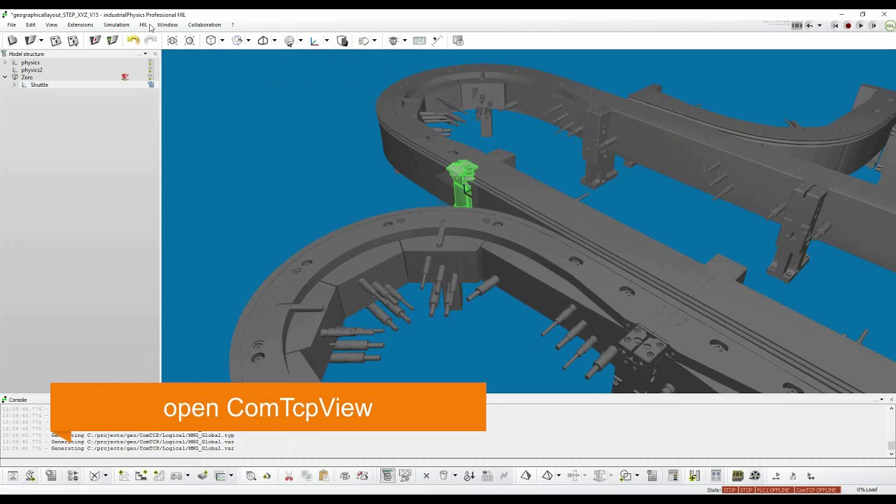 Virtual Commissioning Workflow With Industrial Physics And Automation ...