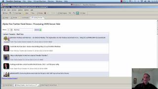Consuming and Processing JSON server side using the Twitter Search API & Alpha Five V11