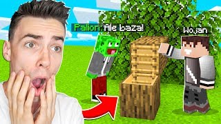 TAJNA BAZA w DRZEWIE w Minecraft!