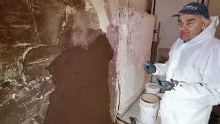 Rinzaffo MGN Roman waterproofing lime plaster application tutorial