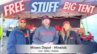 FREE STUFF at Miners Depot Booth - Big Tent Show Quartzsite 2022