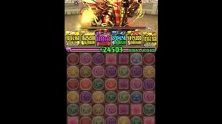 パズドラ 第20回チャレンジダンジョン7 ノーコン ラードラpt