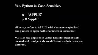 1. Is Python Case sensitive | Python Interview Question #Shorts