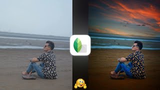 Snapseed Sky Background Change Manipulation Editing | Snapseed Photo Editing Tutorial | Snapseed