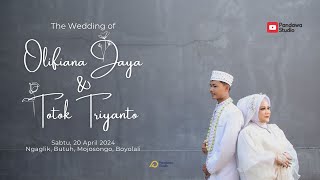 LIVE WEDDING OLIF & TOTOK // PANDAWA STUDIO // 20 APRIL 2024