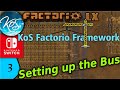 KoS Factorio Framework 3 - SETTING UP THE BUS & SMELTING - Tips & Tricks, Let's Play