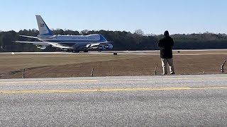 People wish Jimmy Carter a final goodbye as plane departs from Atlanta to D.C.