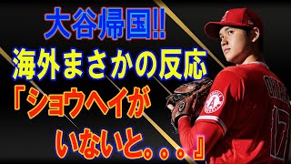 大谷翔平の日本帰国に対し、海外からまさかの反応ｗｗ