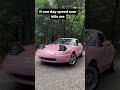 Miot r slow #cargirl #miata #pink