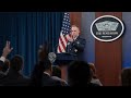 LIVE: Pentagon Press Secretary Air Force Maj. Gen. Pat Ryder briefs the news media at the Pentagon.