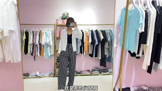 女店主一次性搭配了三种不同风格的衣服试穿，哪套更好看呢？